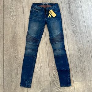 NEW Robin’s Jean Motorcycle Skinny Stretch Jeans size 26